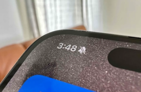 江陵苹果15pro维修站分享如何隐藏iPhone15Pro上静音铃声图标 