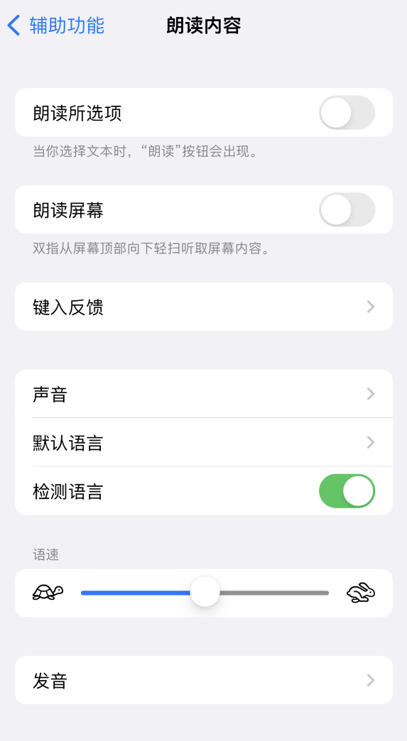 江陵苹果服务网点分享iOS 16 小技巧：让 iPhone 朗读屏幕上的内容或所选择的文本 